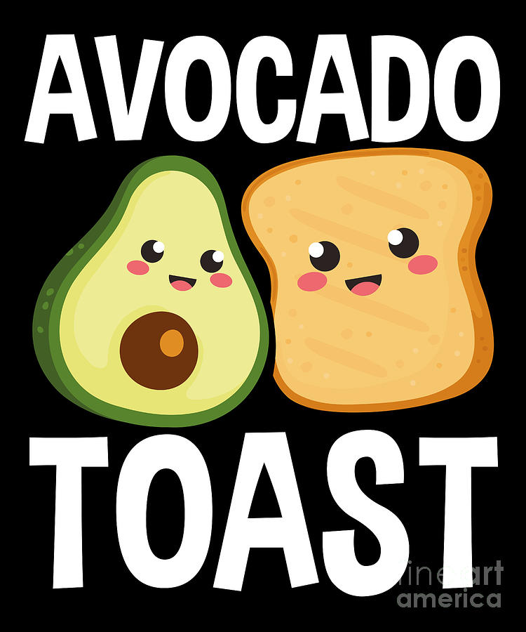 Avocado Toast Digital Art by RaphaelArtDesign - Fine Art America