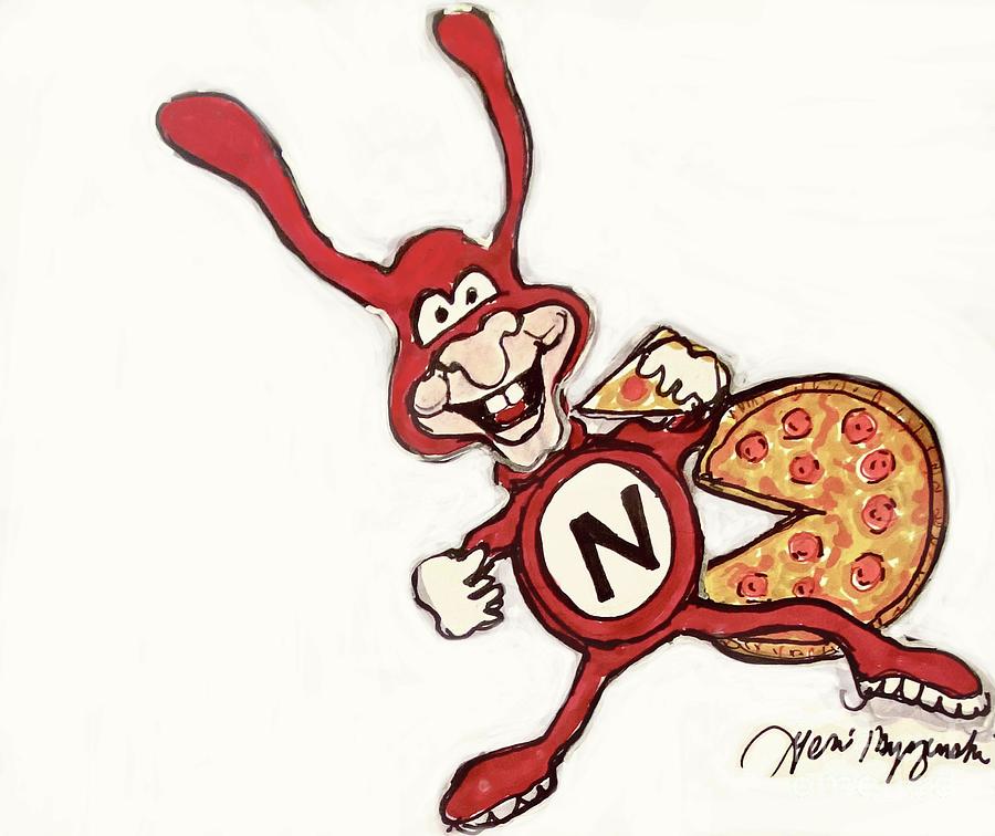 Avoid The Noid Dominos Pizza Mixed Media By Geraldine Myszenski Fine