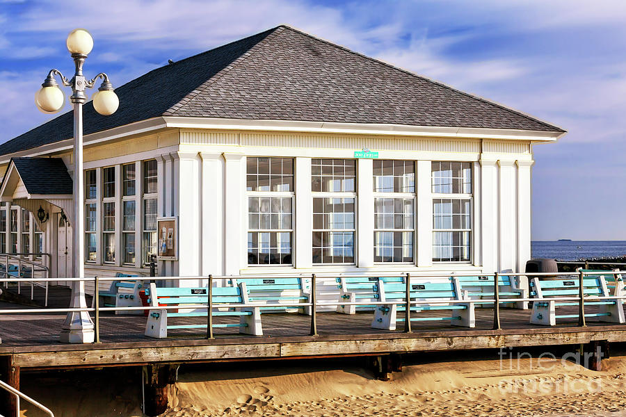 Avon-by-the-Sea Pavilion in New Jersey Photograph by John Rizzuto