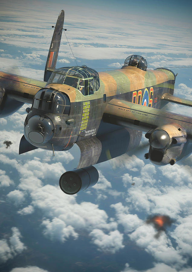 AVRO LANCASTER B.Mk.1 R5868 Digital Art By Antonis Karidis - Fine Art ...