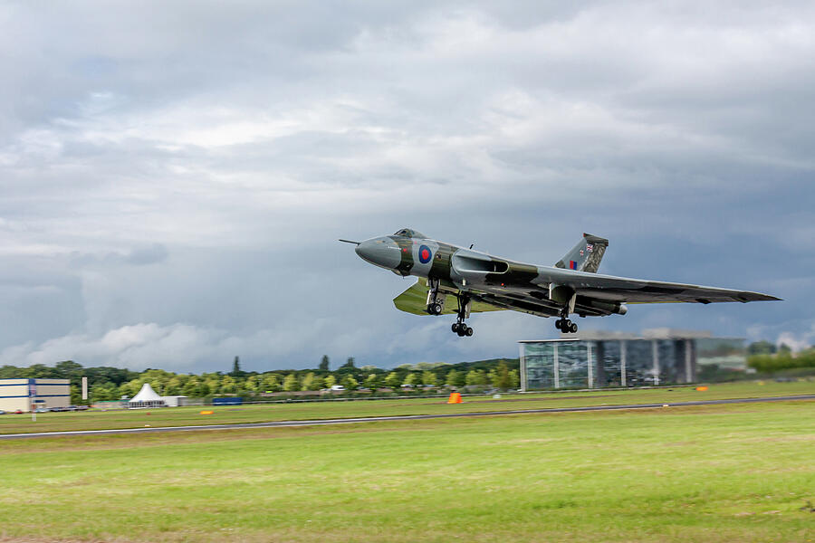  Avro Vulcan take off Photograph by Shirley Mitchell