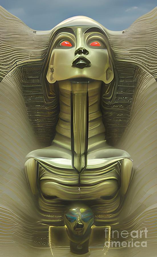 Avyanna The Sphinx All Powerful Digital Art By Obsidianparadise23 Fine Art America 5893