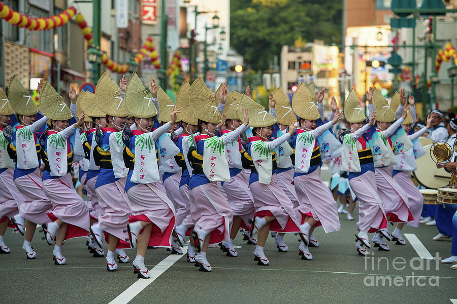 Awa Odori dancers Photograph by Visions Of Asia Visions of Asia