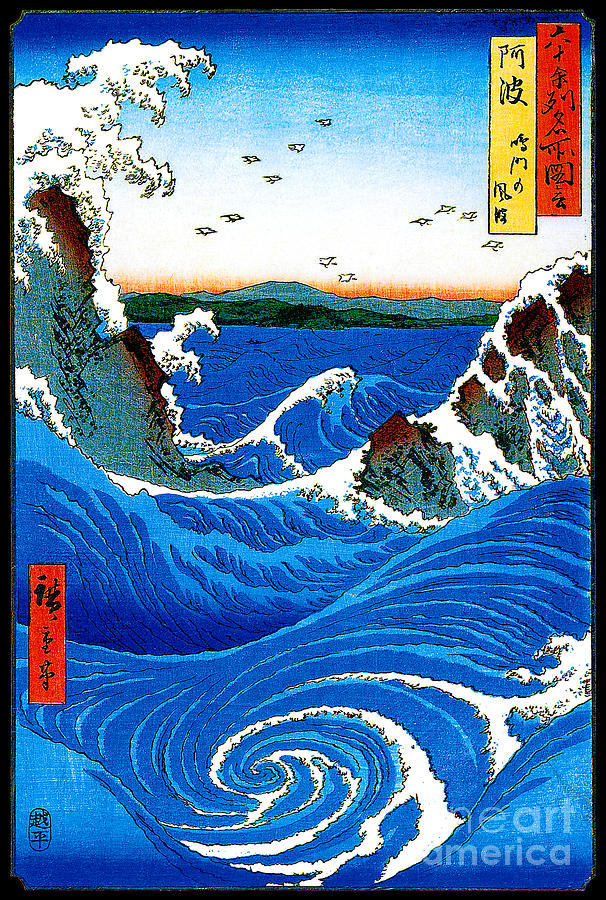 Awa Province, Naruto Whirlpools Painting