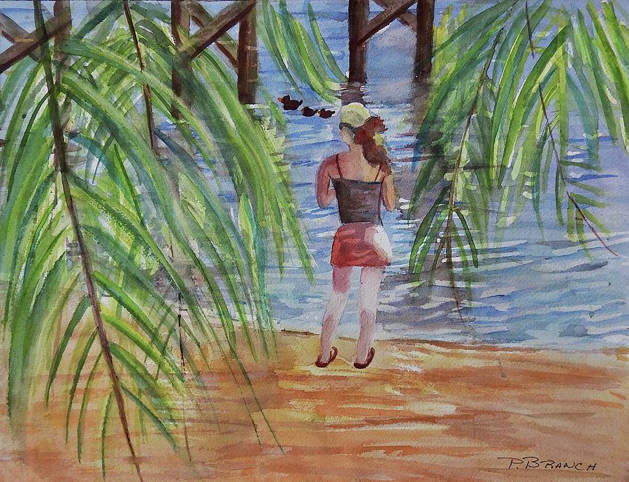 Awake At Johns Lake Painting by Pat Branch-Fontaine