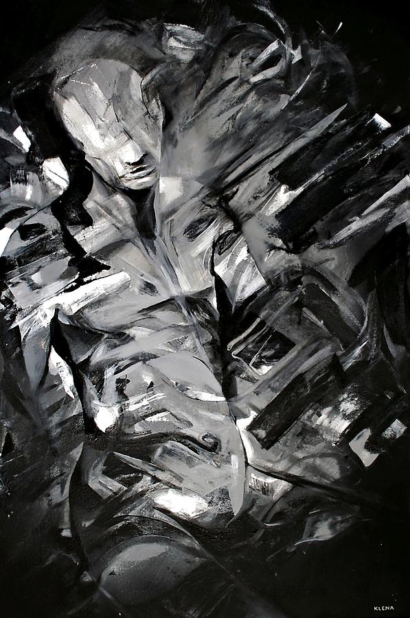 Awakening Waves of the Darkest Day Painting by Jeff Klena