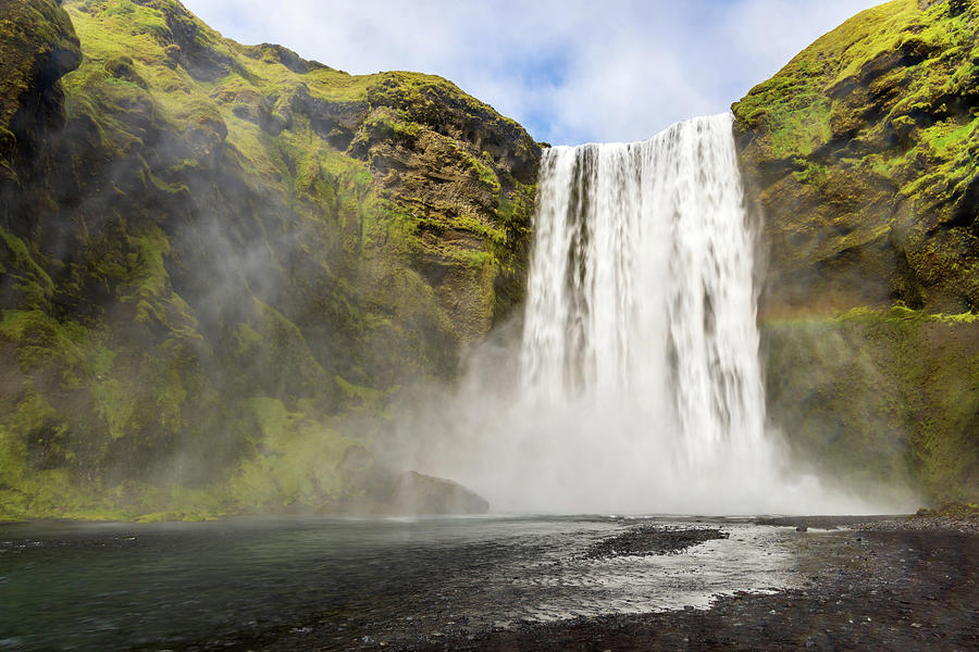 Awe-inspiring Skogafoss Photograph by Stefan Mazzola - Fine Art America