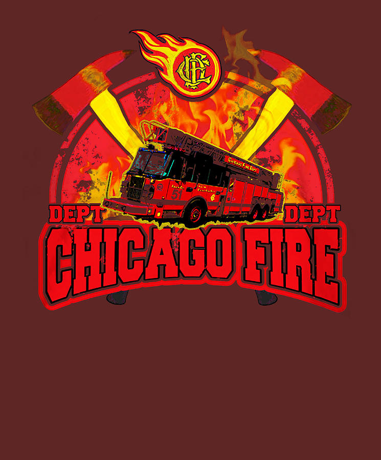 Awehh For Chicago Fire Shop Digital Art by Danielle Rose - Fine Art America