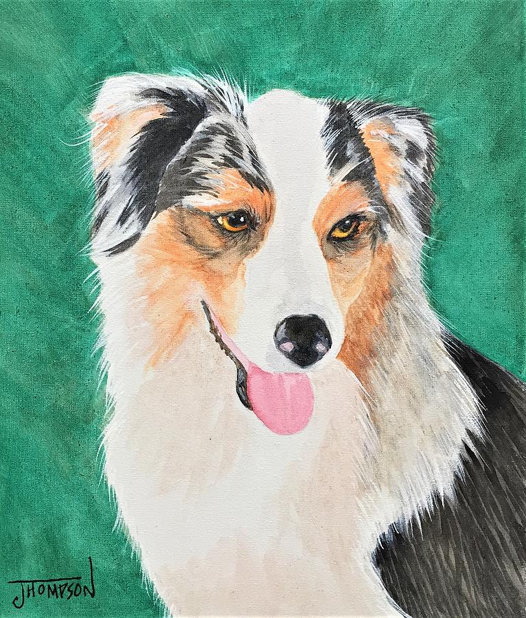 Aussie Painting - Awesome Aussie by Judy Thompson