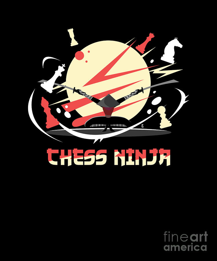  Checkmate  Cool Chess Ninja Game King & Queen Gift