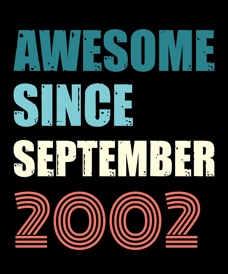 Cool Digital Art - Awesome Since September 2002 Retro Design by Adi