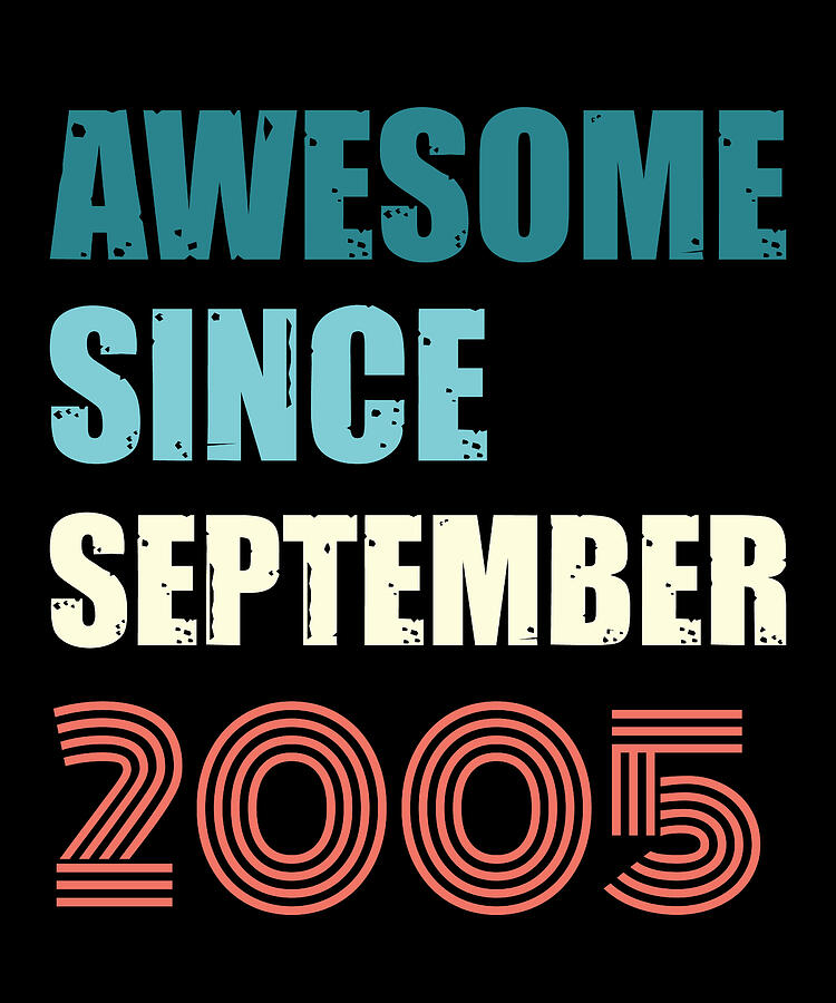 Cool Digital Art - Awesome Since September 2005 Retro Design by Adi