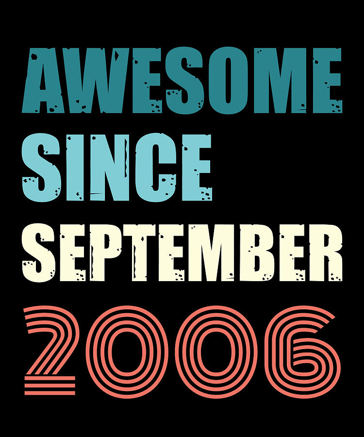 Cool Digital Art - Awesome Since September 2006 Retro Design by Adi