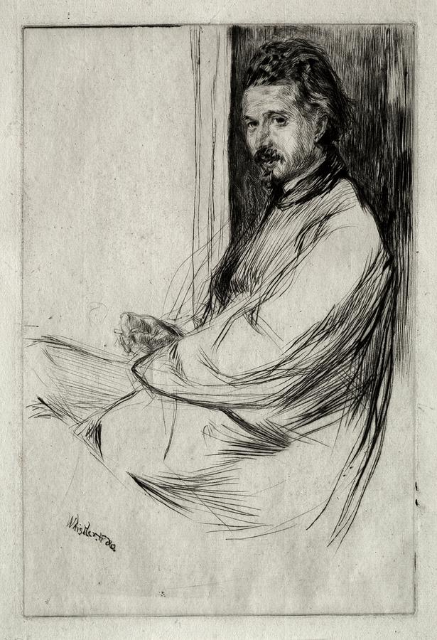 Axenfeld 1860 James McNeill Whistler Painting by MotionAge Designs ...