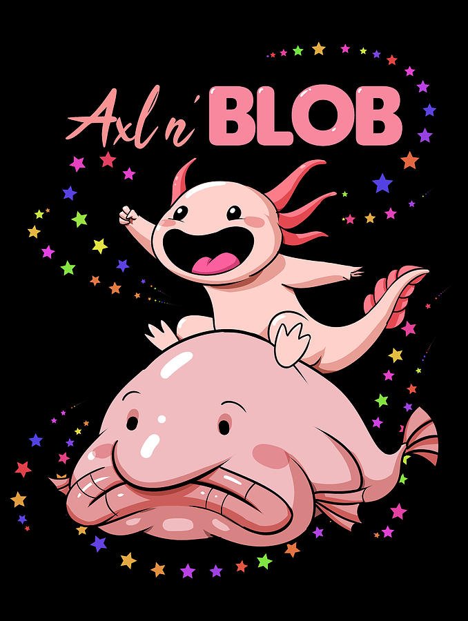 Axolotl and Blob Fish by Dariusz Radecki