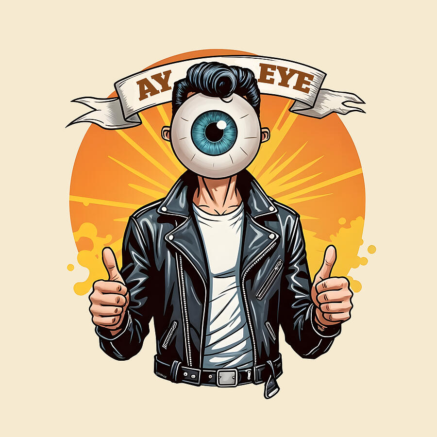 Surreal Digital Art - Ay Eye by Greg Joens Surreal Digital Art - Ay Eye by Greg Joens
