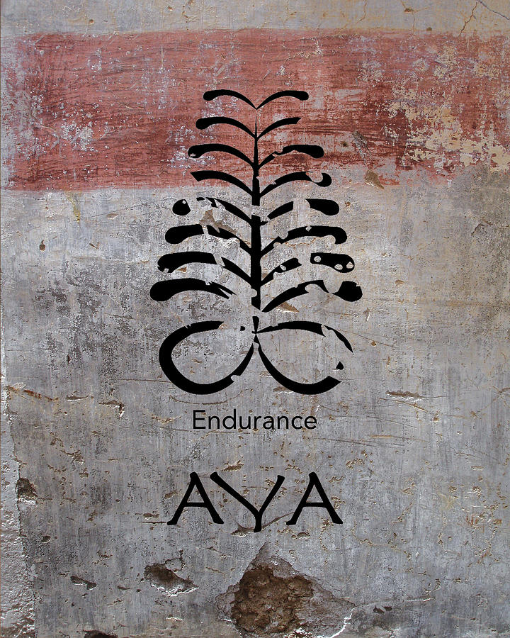 Aya West African Adinkra Symbol Digital Art by Kandy Hurley
