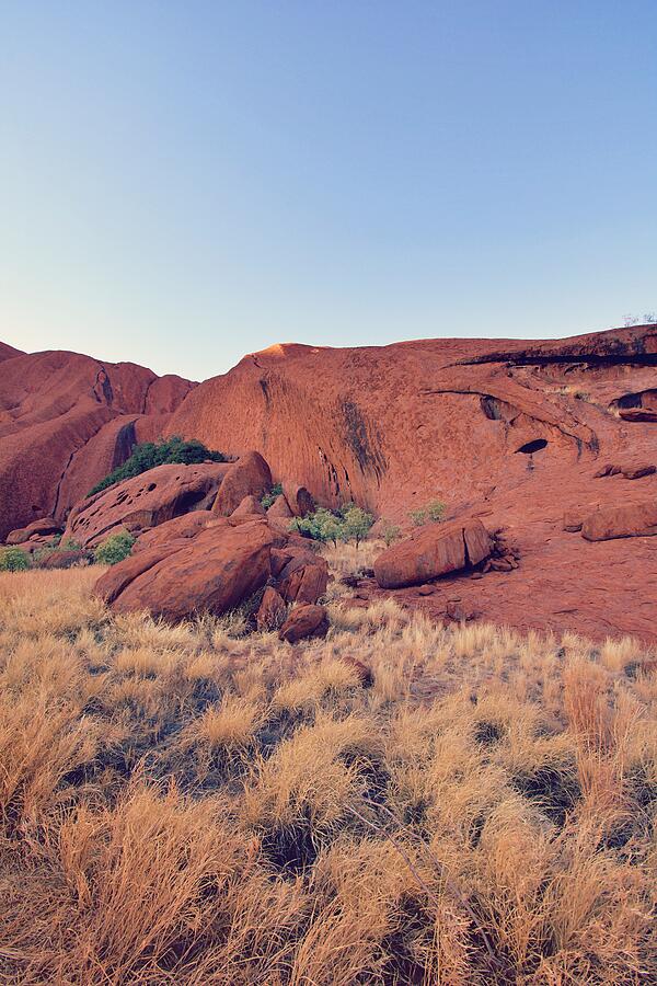 Ayers Rock - Grassy Photograph by Van Thi Diep Ayers Rock - Grassy Photograph by Van Thi Diep
