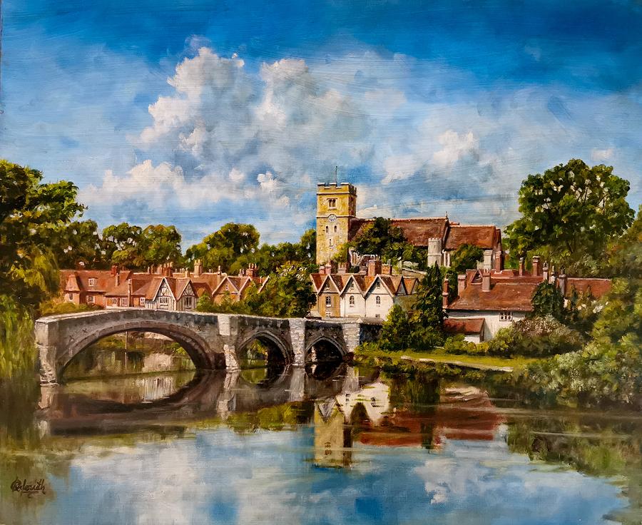 Aylsford, Kent, England Painting by Raouf Oderuth