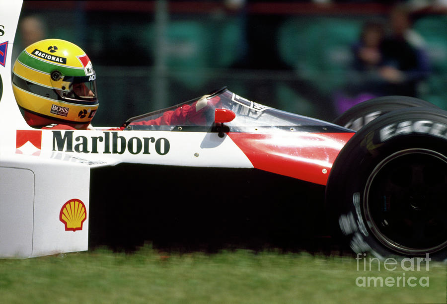 Ayrton Senna. 1989 Canadian Grand Prix Photograph by Oleg Konin