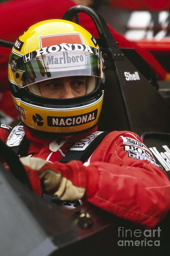 Ayrton Senna. 1989 Japanese Grand Prix Photograph by Oleg Konin