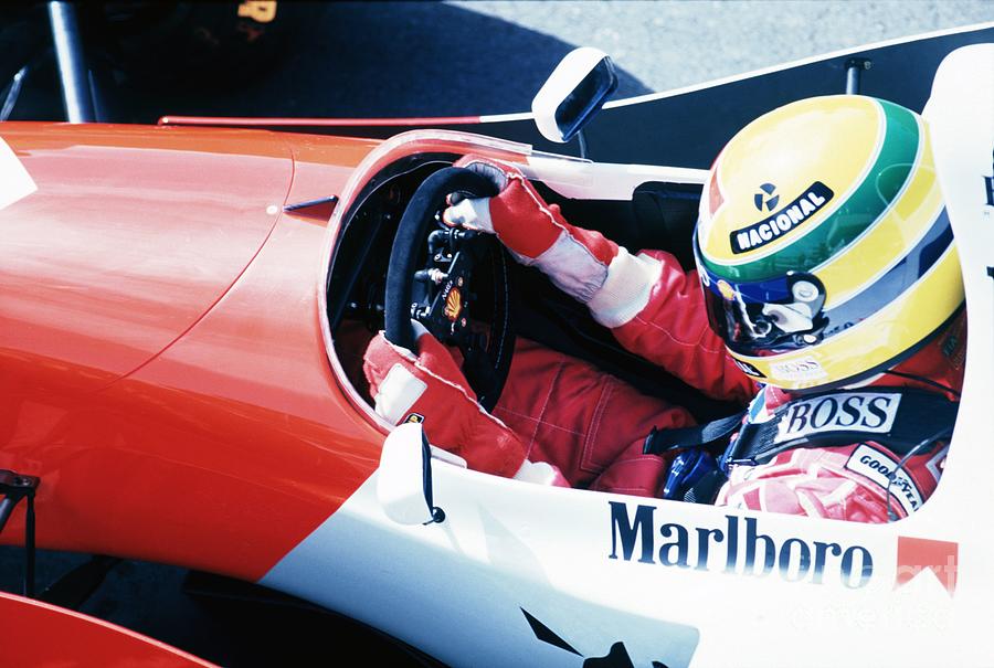 Ayrton Senna. 1993 Spanish Grand Prix Photograph by Oleg Konin