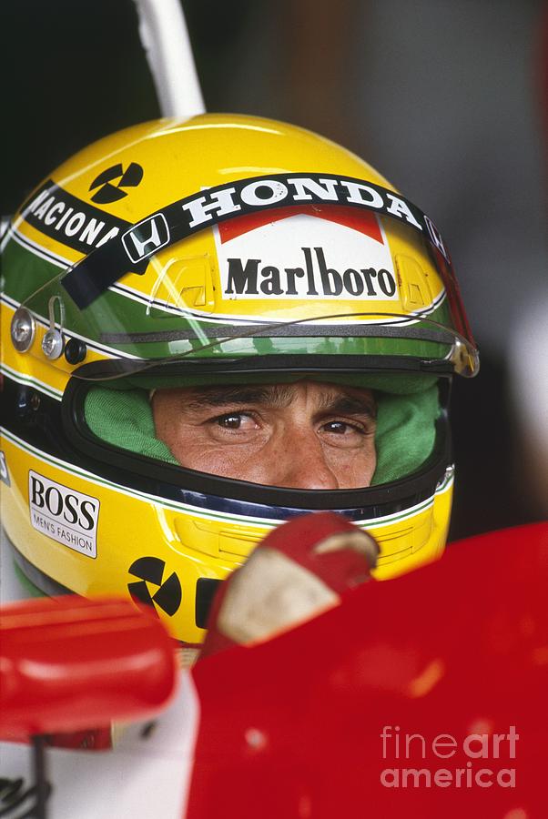 Ayrton Senna. Honda Marlboro McLaren Photograph by Oleg Konin
