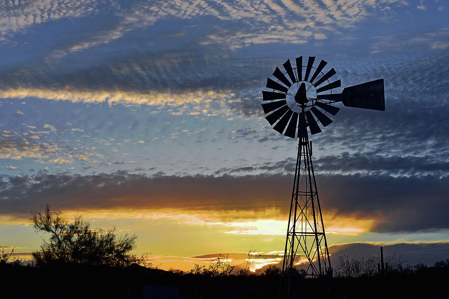 Arizona Windmill Photograph by Dennis McPherson - Fine Art America