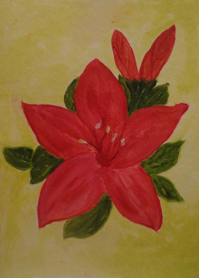 Azalea Oil Painting Painting by Rosie Foshee