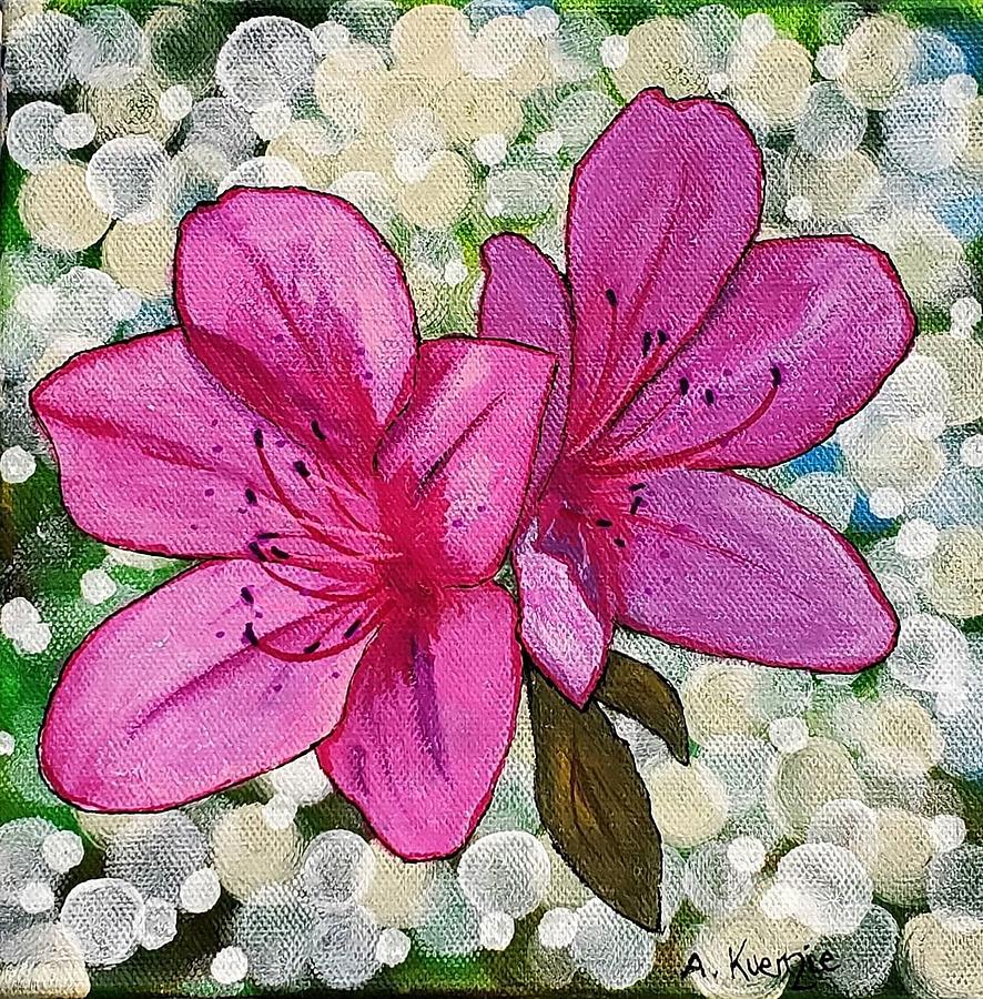 Azaleas  Painting by Amy Kuenzie