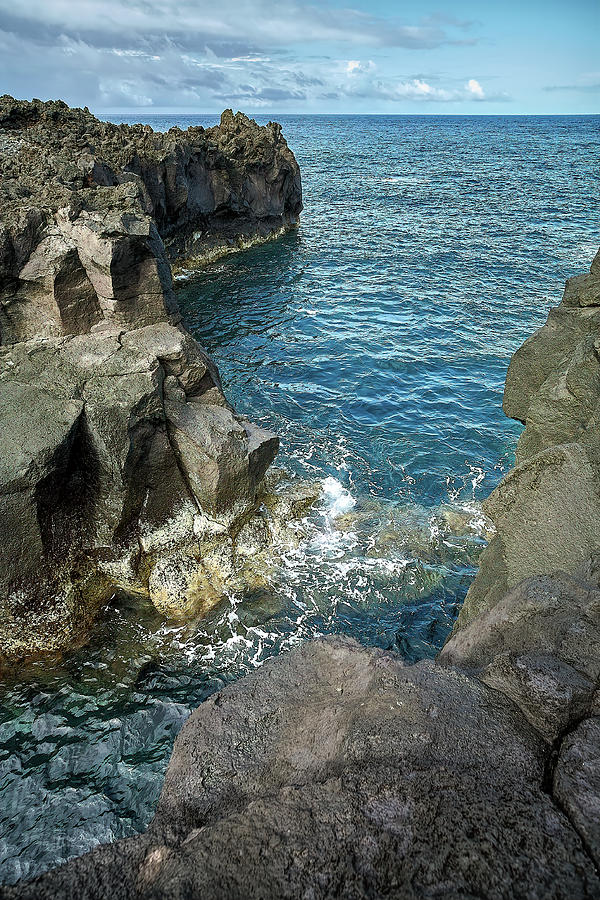 Azores Rocky Cliffs Photograph