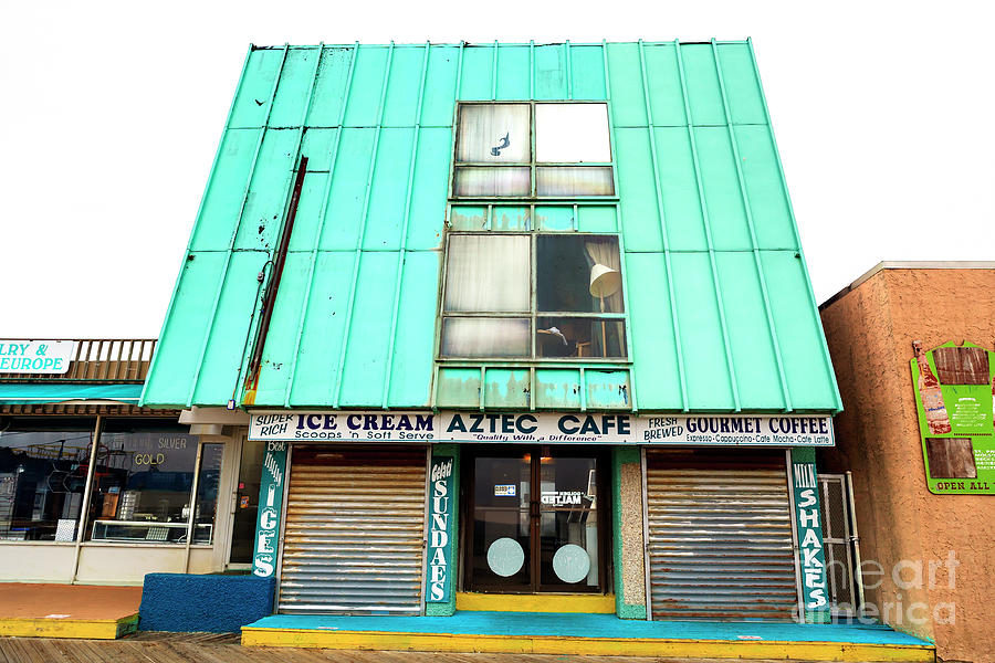 Aztec Cafe at Seaside Heights 2007 in New Jersey Photograph by John Rizzuto
