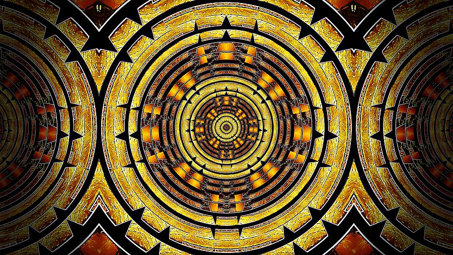 Aztec Gold Digital Art by David Manlove