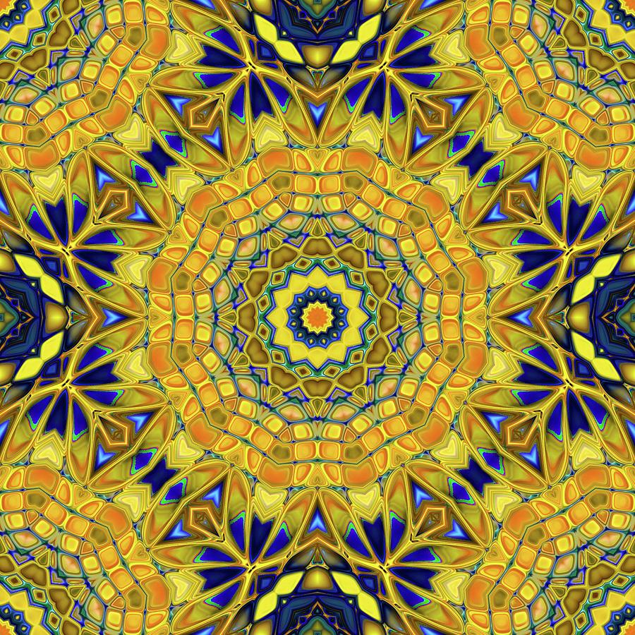 Aztec Gold Digital Art By Grace Iradian 