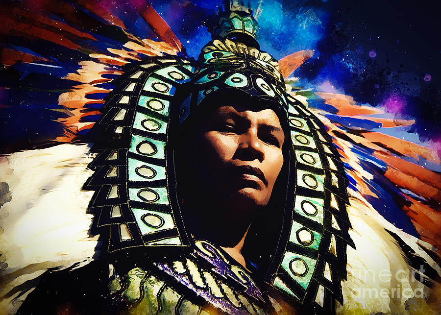Aztec Digital Art by Marisol VB
