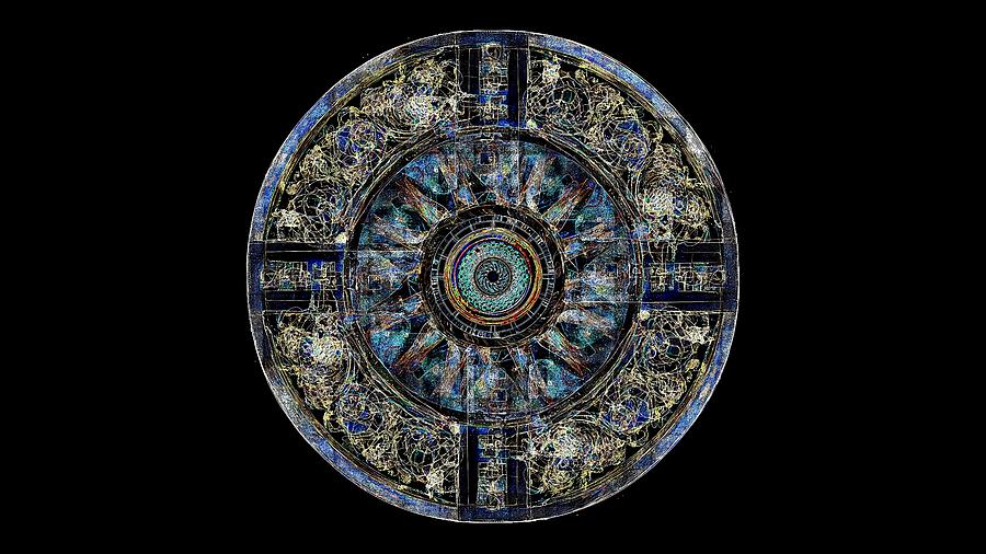 Aztec Sun Digital Art by David Manlove