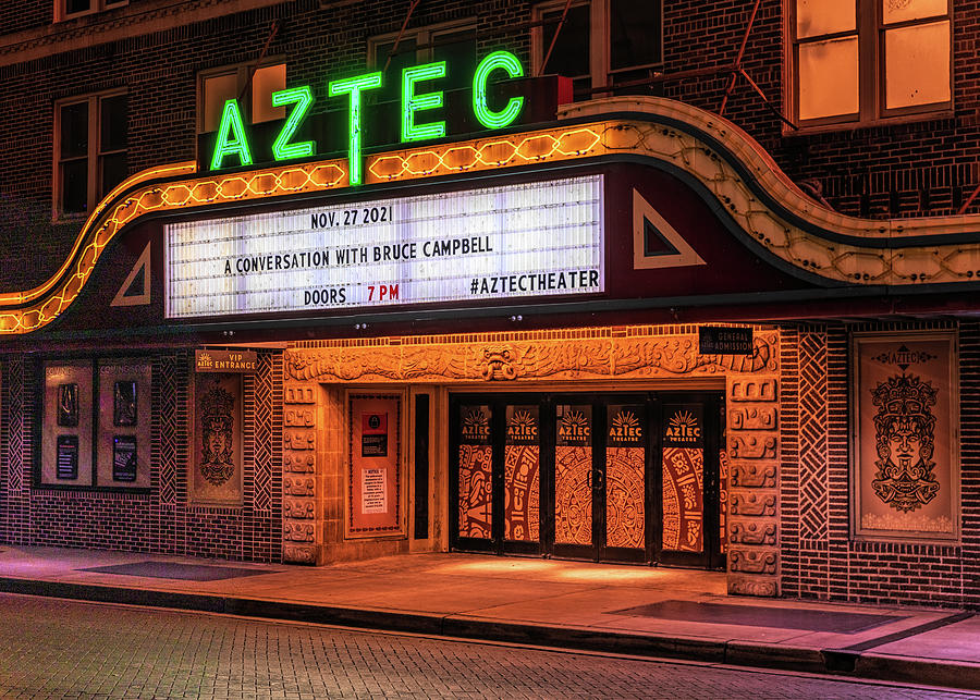 Aztec Theatre - San Antonio TX Photograph by Stephen Stookey