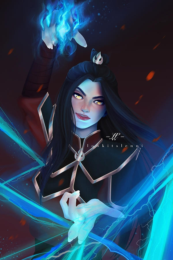 Azula - Avatar the last airbender - Fan Art Digital Art by William Stratton