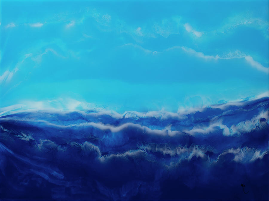 Azure Painting by Tamara Nelson