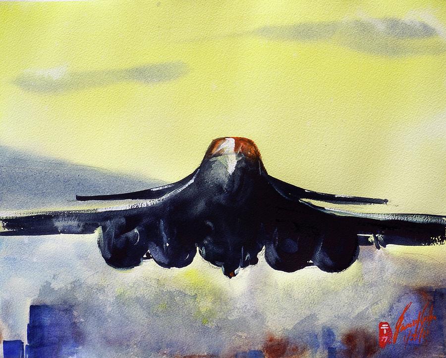 B-1 Lancer Painting by James Nyika - Fine Art America