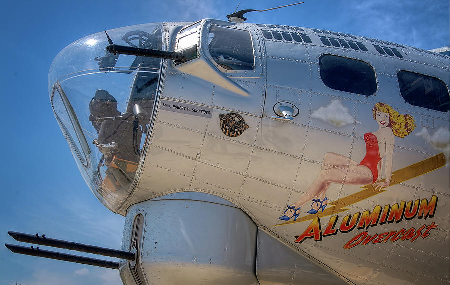 B-17 Aluminum Overcast Bomber Photograph by George Strohl