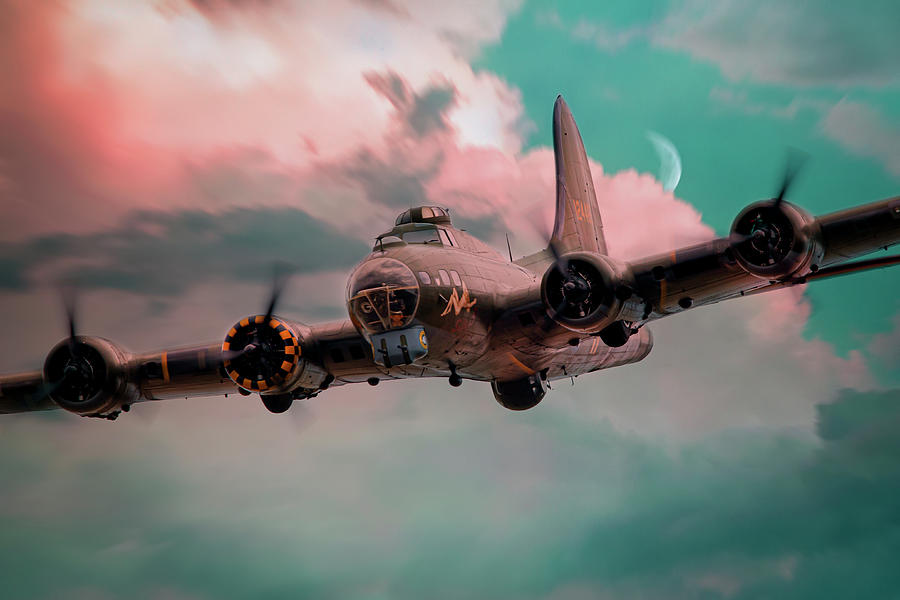 B-17 Flying Fortress Digital Art by Airpower Art