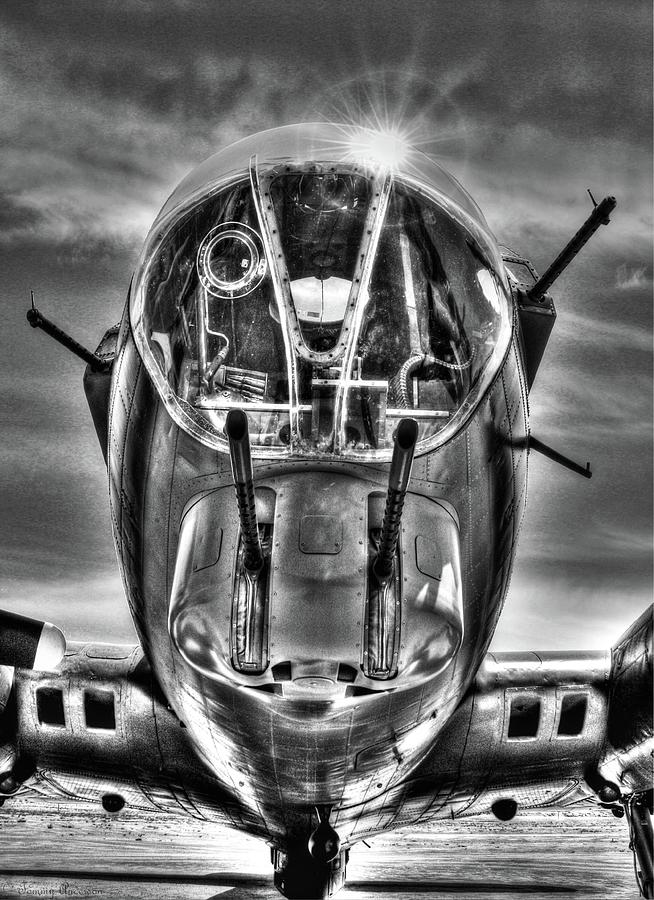 Boeing B-17g Flying Fortress Photograph - B-17 on the Tarmac 2 by Tommy Anderson