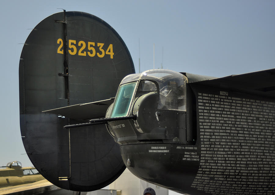 B-17 Rear Gunner Photograph By Blue Babbitt - Fine Art America