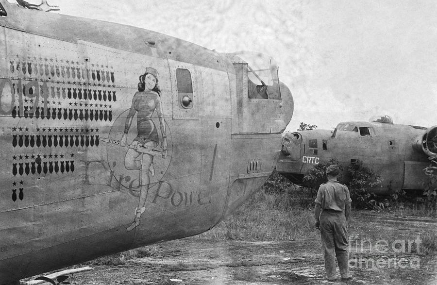 B-24 Bomber, 1948 Photograph by Granger