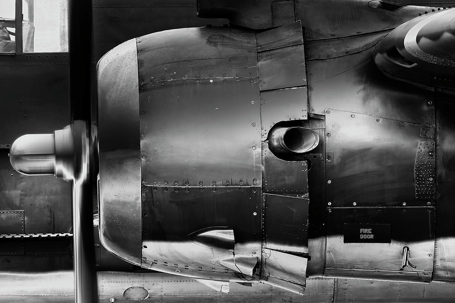 B-25 Engine Nacelle Photograph by Chris Buff