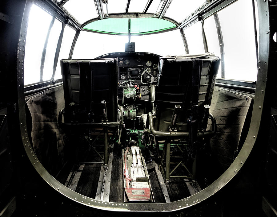 B 25 Mitchell Bomber Cockpit Photograph By Daniel Hagerman