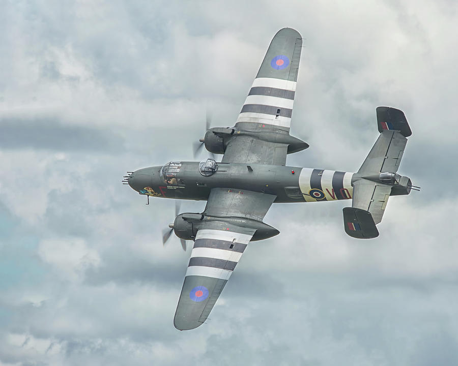 B-25J Mitchell Photograph by CR Courson