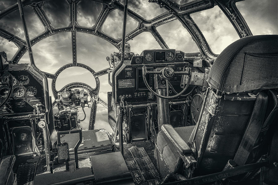 B-29 Cockpit 4454 Photograph by Mike Burgquist | Fine Art America