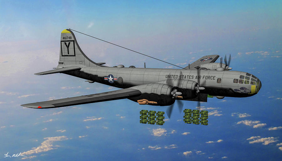 B-29 Its Hawg Wild - Art Digital Art